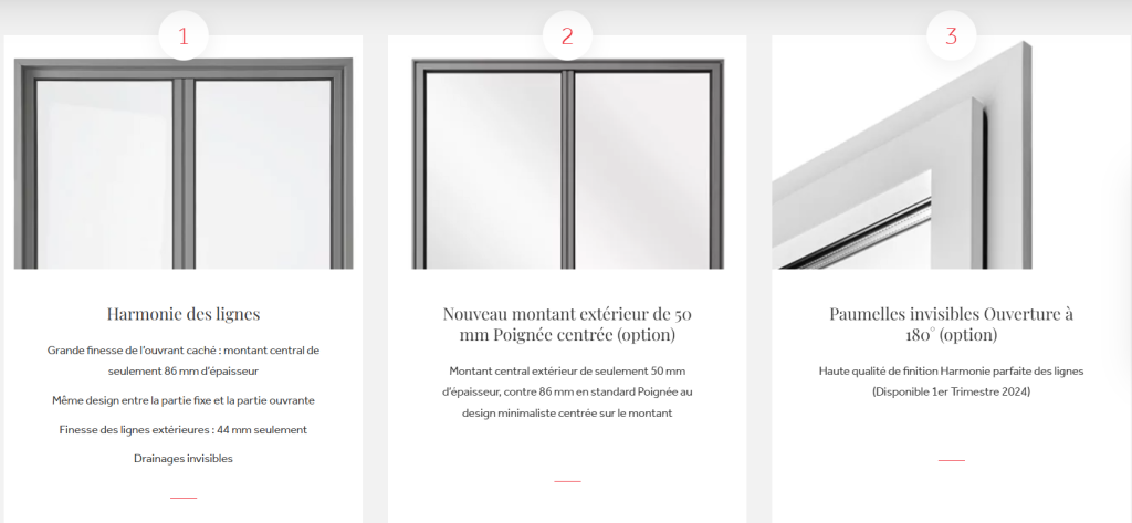 Menuiserie aluminium Fenetres aluminium K Line Portes aluminium K Line Coulissants aluminium K Line Fabrication francaise Sur mesure Isolation thermique Design Rognac 13
