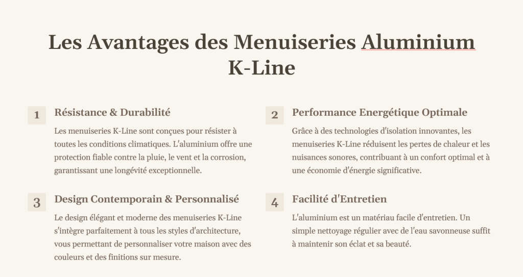 Menuiserie aluminium Fenetres aluminium K Line Portes aluminium K Line Coulissants aluminium K Line Fabrication francaise Sur mesure Isolation thermique Design arles 13 1