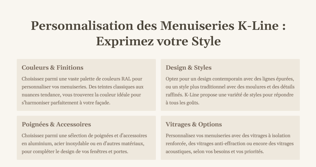 Menuiserie aluminium Fenetres aluminium K Line Portes aluminium K Line Coulissants aluminium K Line Fabrication francaise Sur mesure Isolation thermique Design vitrolles 1