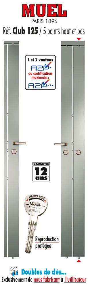 tordjman metal serrure muel club 125